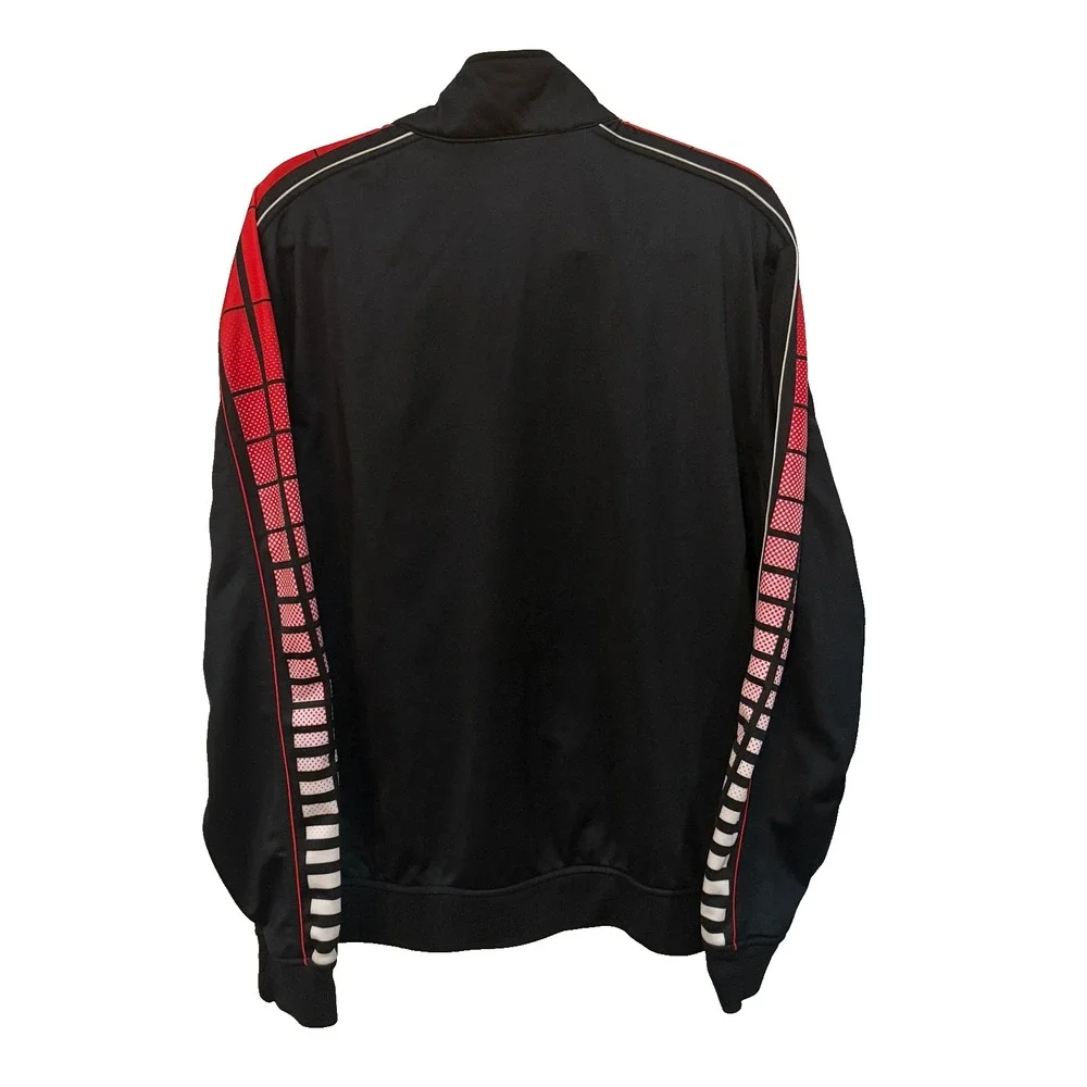 LOT OF 2: Peterbilt Track Jacket & Mesh Trucker Hat Men's XL Black Red‎